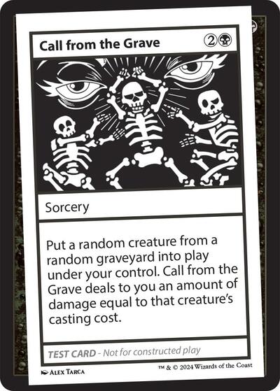 Call from the Grave (Mystery Booster 2 Playtest Cards) Near Mint