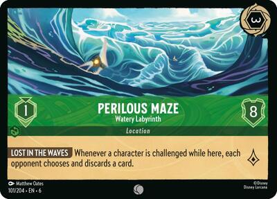 Perilous Maze - Watery Labyrinth (Azurite Sea) Near Mint