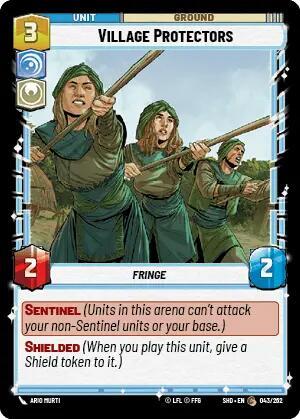 Village Protectors (Shadows of the Galaxy) Near Mint Foil