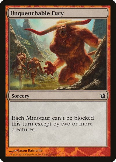 Unquenchable Fury (Promos: Hero's Path) Near Mint