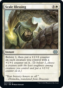 Scale Blessing (Double Masters 2022) Medium Play Foil