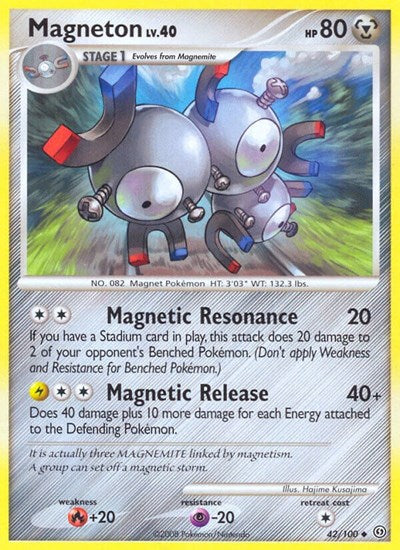 Magneton (42) (Stormfront) Light Play Reverse Holofoil