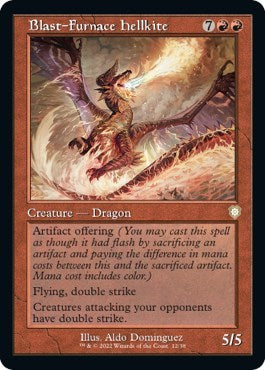 Blast-Furnace Hellkite (Commander: The Brothers' War) Medium Play