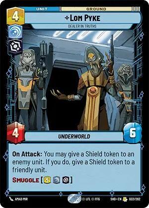 Lom Pyke Dealer in Truths (Shadows of the Galaxy) Near Mint Foil