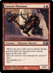 Canyon Minotaur (Magic 2010 Core Set) Light Play