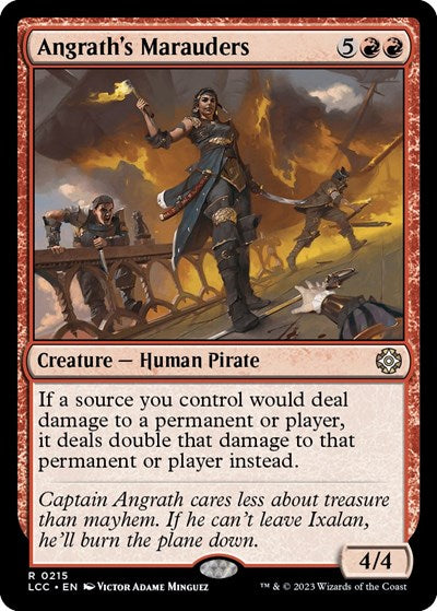 Angrath's Marauders (Commander: The Lost Caverns of Ixalan) Light Play
