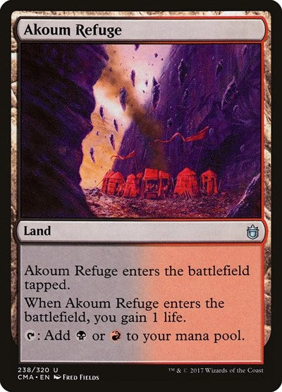 Akoum Refuge (Commander Anthology) Medium Play