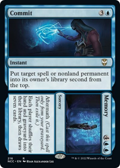 Commit // Memory (Commander: Streets of New Capenna) Light Play