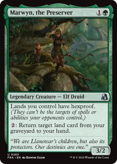 Marwyn, the Preserver (Reality Fracture) Near Mint Foil
