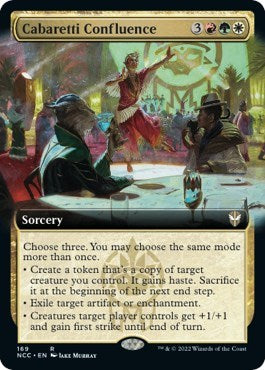 Cabaretti Confluence (Extended Art) (Commander: Streets of New Capenna) Light Play