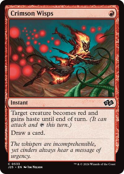 Crimson Wisps (Foundations Jumpstart) Near Mint