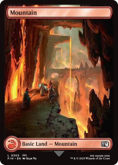 Mountain (0305) (Universes Beyond: FINAL FANTASY) Light Play Foil