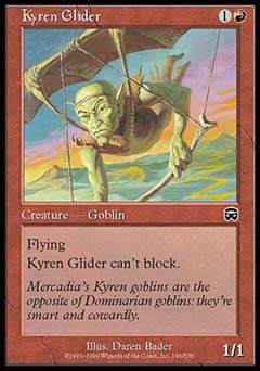 Kyren Glider (Mercadian Masques) Light Play