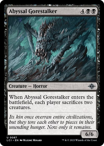 Abyssal Gorestalker (The Lost Caverns of Ixalan) Light Play