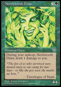 Nettletooth Djinn (Mirage) Medium Play