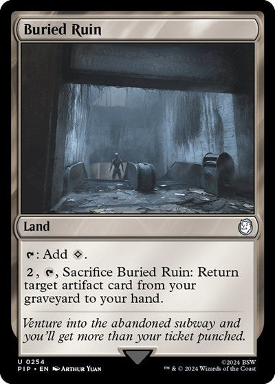 Buried Ruin (Universes Beyond: Fallout) Light Play Foil