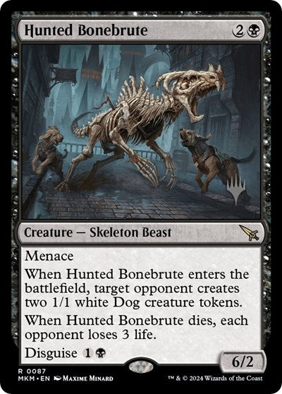 Hunted Bonebrute (Promo Pack: Murders at Karlov Manor) Light Play Foil