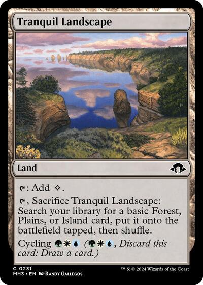 Tranquil Landscape (Modern Horizons 3) Light Play Foil