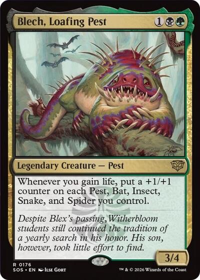 Blech, Loafing Pest (Secrets of Strixhaven) Near Mint