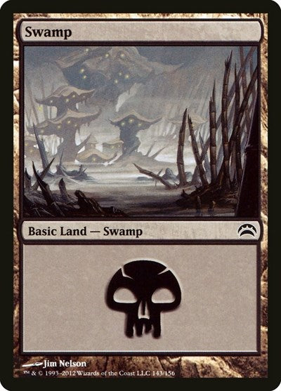 Swamp (143) (Planechase 2012) Near Mint
