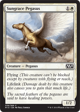 Sungrace Pegasus (Magic 2015 Core Set) Medium Play