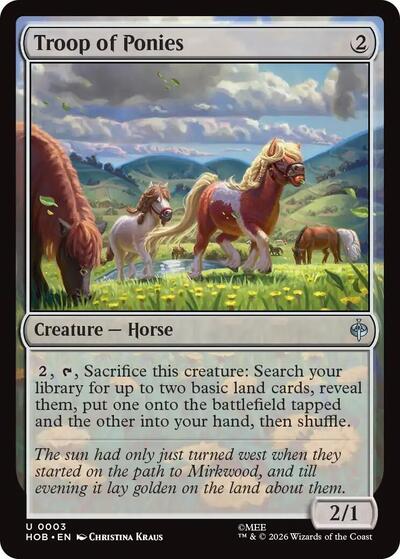 Troop of Ponies|8|0|0.00