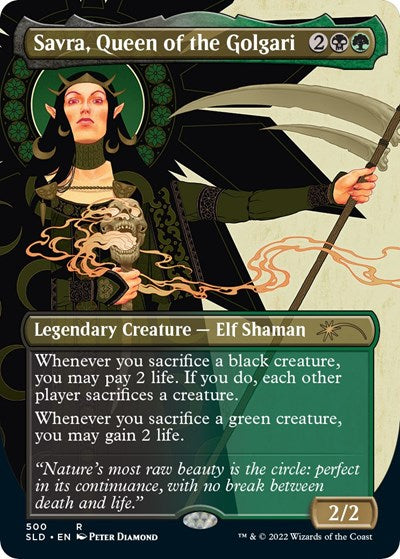 Savra, Queen of the Golgari (Secret Lair) Near Mint Foil