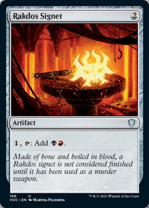 Rakdos Signet (Commander 2021 Crimson Vow) Near Mint