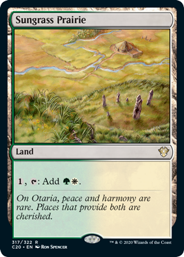 Sungrass Prairie (Commander 2020 Ikoria) Light Play