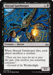 Abyssal Gatekeeper (Duel Decks Anthology: Divine vs Demonic) Near Mint