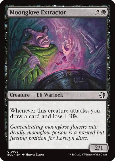Moonglove Extractor (Lorwyn Eclipsed) Medium Play
