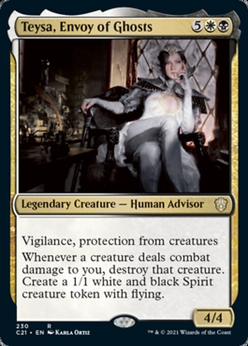 Teysa, Envoy of Ghosts (Commander 2021 Strixhaven) Medium Play