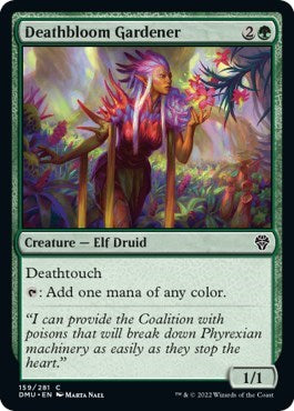 Deathbloom Gardener (Dominaria United) Light Play Foil