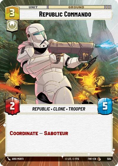 Republic Tactical Officer (Hyperspace) (Twilight of the Republic) Near Mint