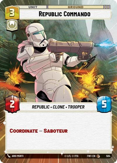 Republic Tactical Officer (Hyperspace) (Twilight of the Republic) Near Mint Foil