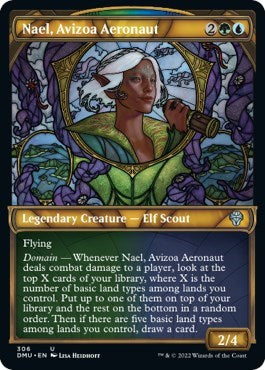 Nael, Avizoa Aeronaut (Showcase) (Dominaria United) Light Play Foil