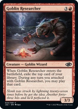 Goblin Researcher (Jumpstart 2022) Medium Play