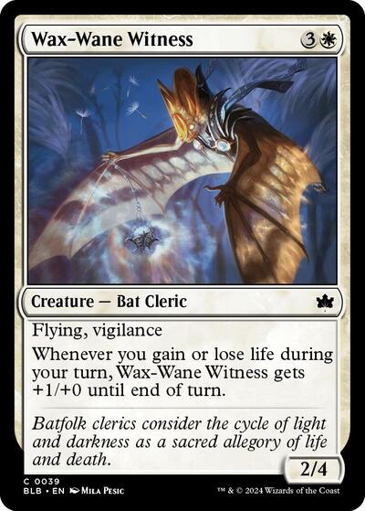 Wax-Wane Witness (Bloomburrow) Light Play
