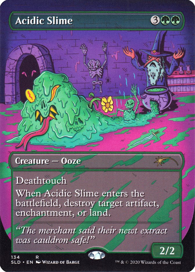 Acidic Slime (Secret Lair) Damaged / Poor
