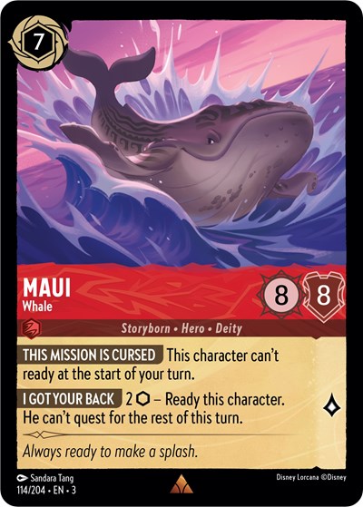 Maui - Whale (Into the Inklands) Near Mint Cold Foil
