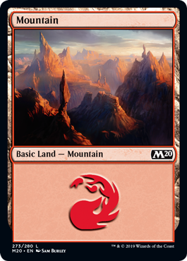Mountain (273) (Magic 2020 Core Set) Light Play