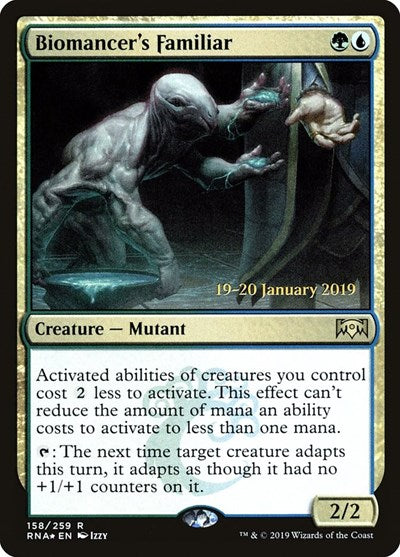 Biomancer's Familiar (Promos: Prerelease Cards) Medium Play Foil