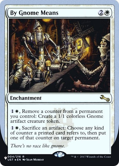 By Gnome Means (The List) Light Play Foil