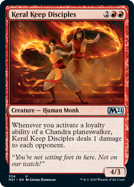 Keral Keep Disciples (Magic 2021 Core Set) Near Mint