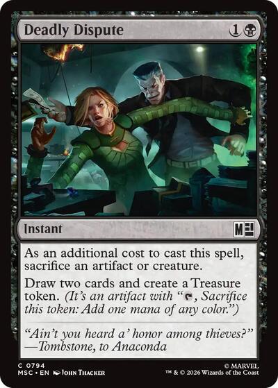 Deadly Dispute (Commander: Marvel Super Heroes) Near Mint