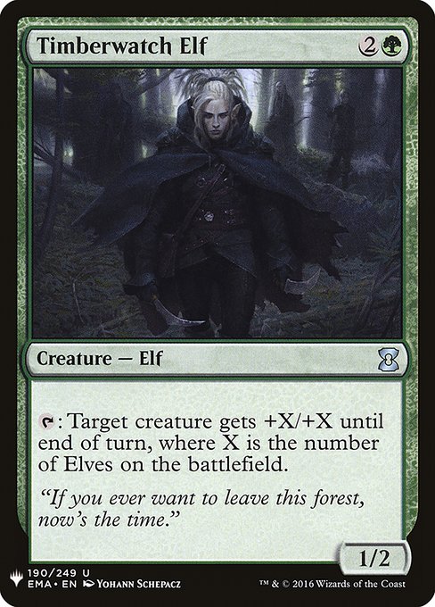 Timberwatch Elf (Mystery Booster) Light Play