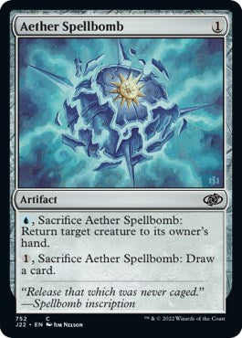 Aether Spellbomb (Jumpstart 2022) Light Play