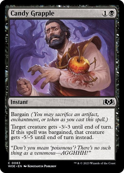 Candy Grapple (Wilds of Eldraine) Medium Play Foil