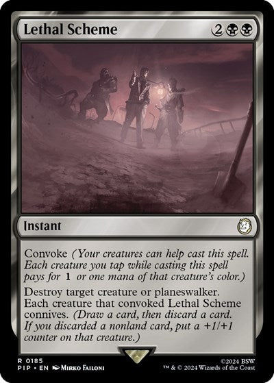 Lethal Scheme (Universes Beyond: Fallout) Near Mint Foil