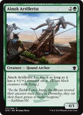 Ainok Artillerist (Dragons of Tarkir) Medium Play